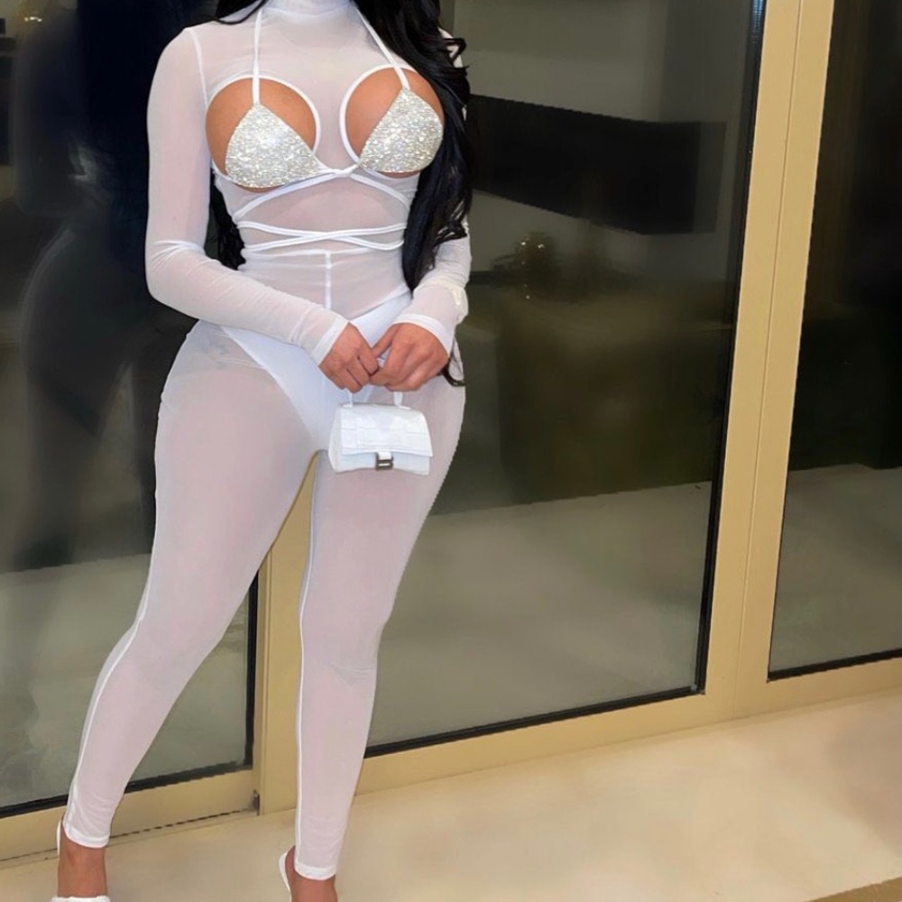 White jumpsuit